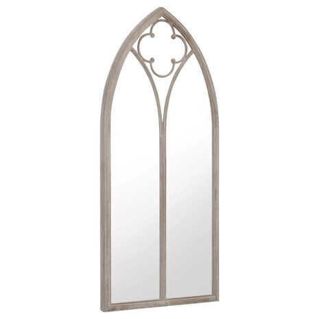 Spiegel 70x30 cm ijzer zandkleurig 3