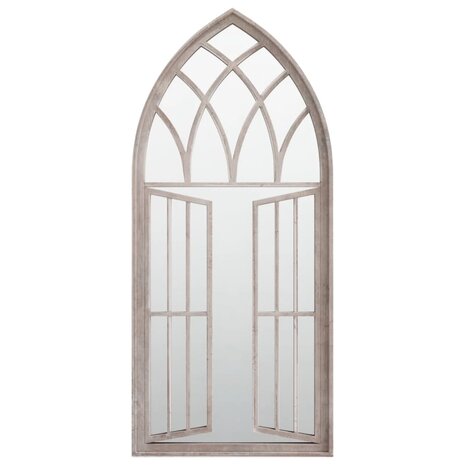 Spiegel 100x45 cm ijzer zandkleurig 2