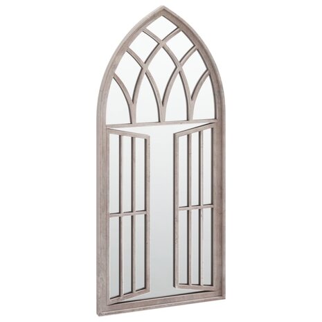 Spiegel 100x45 cm ijzer zandkleurig 3