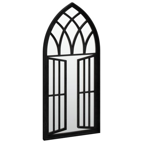 Spiegel 100x45 cm ijzer zwart 3