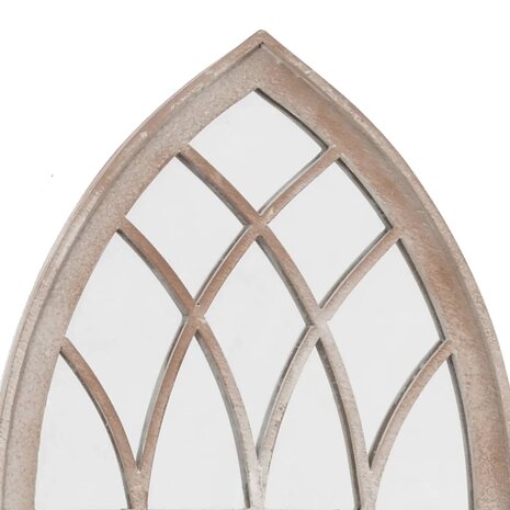 Spiegel 70x30 cm ijzer zandkleurig 5