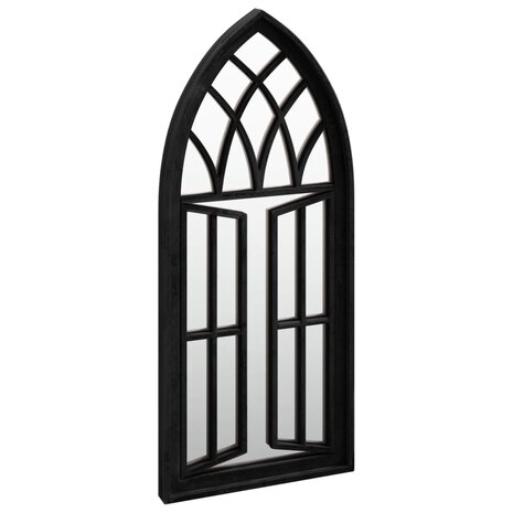 Spiegel 70x30 cm ijzer zwart 3