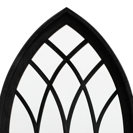 Spiegel 70x30 cm ijzer zwart 5