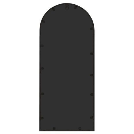 Spiegel 100x45 cm ijzer zwart 4