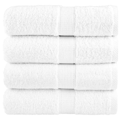 Gastendoekjes SOLUND 4 st 600 g/m&sup2; 30x50 cm wit 1