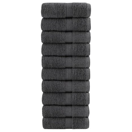 Gastendoekjes SOLUND 10 st 600 g/m&sup2; 30x50 cm antraciet 1