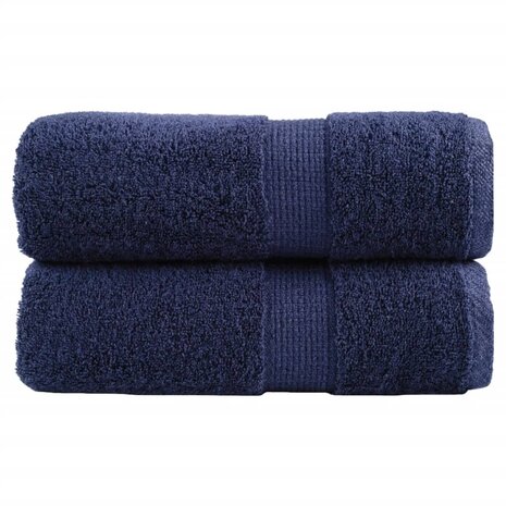Gastendoekjes SOLUND 2 st 600 g/m&sup2; 30x50 cm marineblauw 1