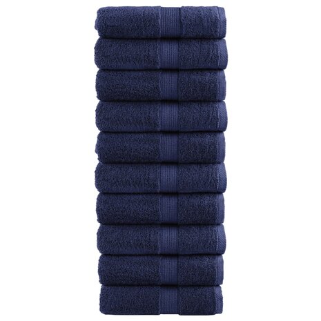 Gastendoekjes SOLUND 10 st 600 g/m&sup2; 30x50 cm marineblauw 1