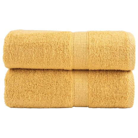 Gastendoekjes SOLUND 2 st 600 g/m&sup2; 30x50 cm goudkleurig 1