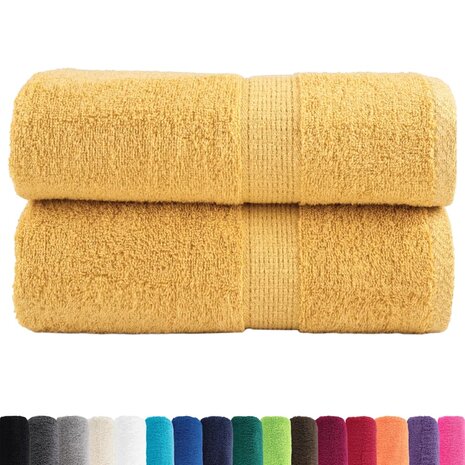 Gastendoekjes SOLUND 2 st 600 g/m&sup2; 30x50 cm goudkleurig 2