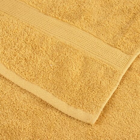 Gastendoekjes SOLUND 2 st 600 g/m&sup2; 30x50 cm goudkleurig 5