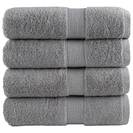 Gastendoekjes SOLUND 4 st 600 g/m&sup2; 30x50 cm grijs 1