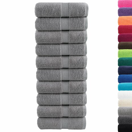 Gastendoekjes SOLUND 10 st 600 g/m&sup2; 30x50 cm grijs 2