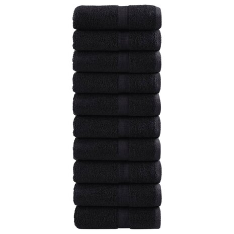 Gastendoekjes SOLUND 10 st 600 g/m&sup2; 30x50 cm zwart 1