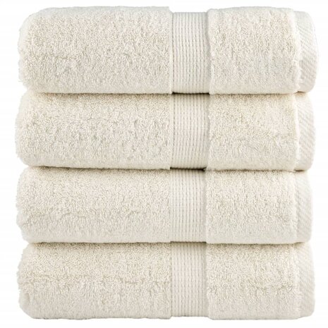 Gastendoekjes SOLUND 4 st 600 g/m&sup2; 30x50 cm cr&egrave;mekleurig 1