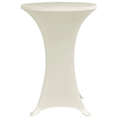 Statafelhoes 4 st stretch &Oslash;60 cm cr&egrave;me 4