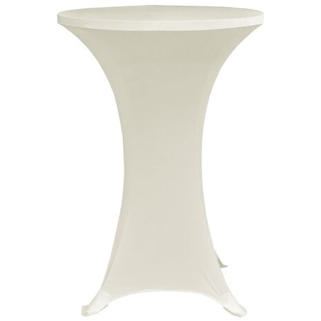 Statafelhoes 4 st stretch &Oslash;80 cm cr&egrave;me 4