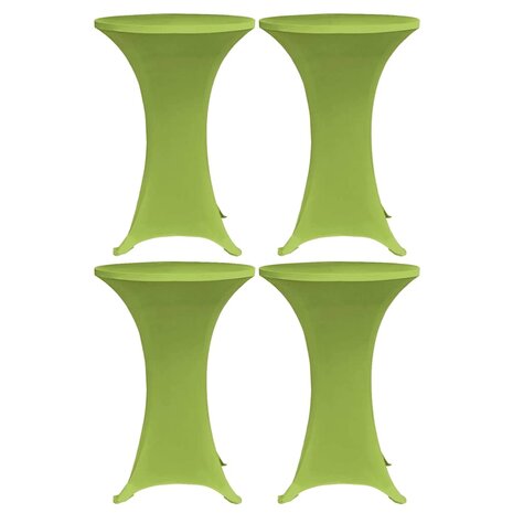 Tafelhoes stretch 4 st 70 cm groen 1