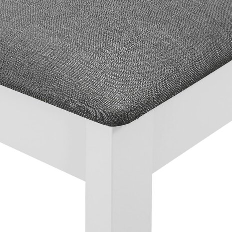 3-delige Eethoek MDF wit 12