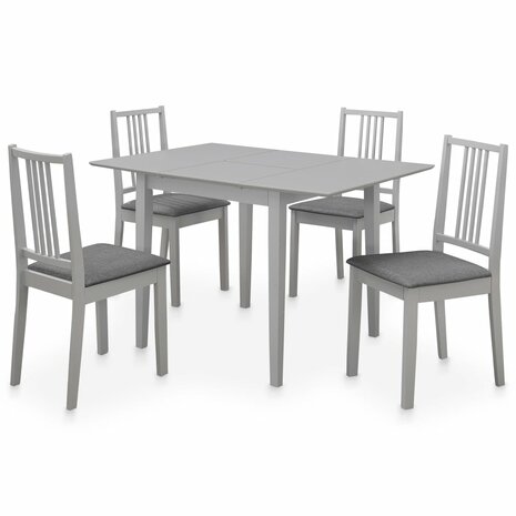 5-delige Eethoek MDF grijs 1
