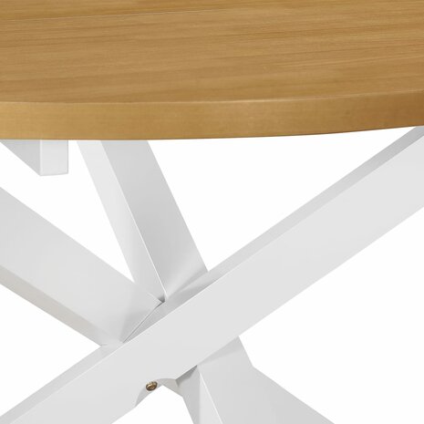 5-delige Eethoek MDF wit 4