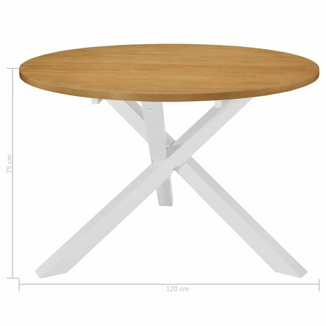 5-delige Eethoek MDF wit 11