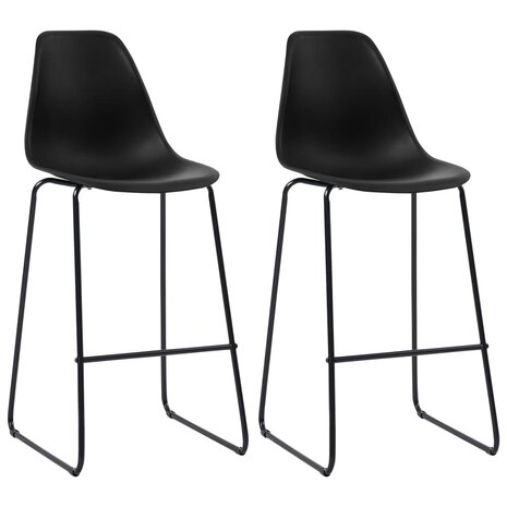3-delige Barset kunststof zwart 5