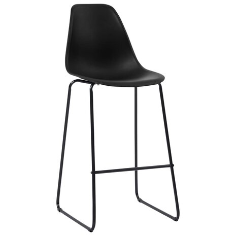 3-delige Barset kunststof zwart 6