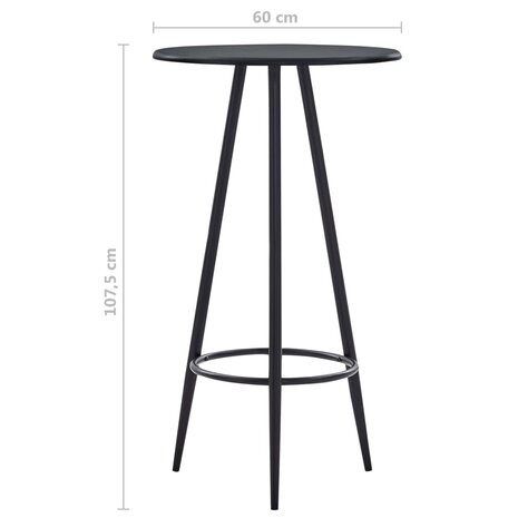 5-delige Barset stof zwart 11