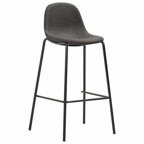 5-delige Barset stof donkergrijs 4