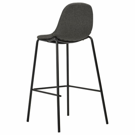 5-delige Barset stof donkergrijs 6