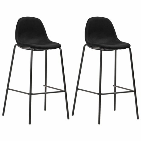 3-delige Barset stof zwart 2
