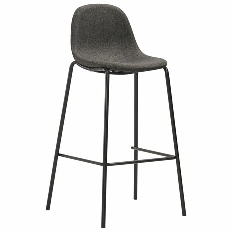 5-delige Barset stof donkergrijs 8