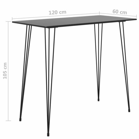 5-delige Barset zwart en wit 12