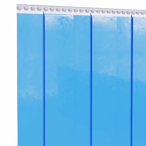 Deurgordijn 200x1,6 mm 25 m PVC blauw 3