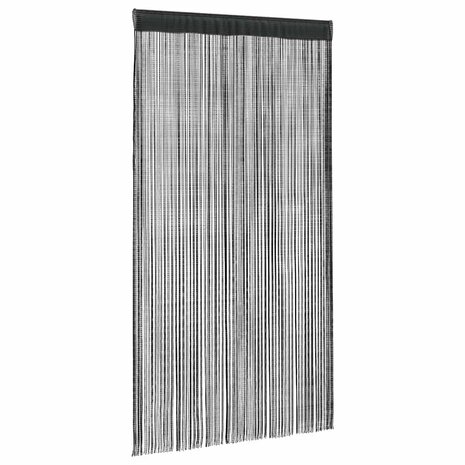Draadgordijnen 2 st 140x250 cm zwart 2