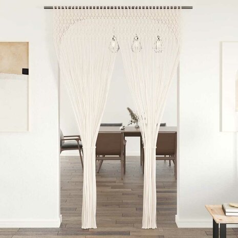 Gordijn macram&eacute; 140x240 cm katoen 1