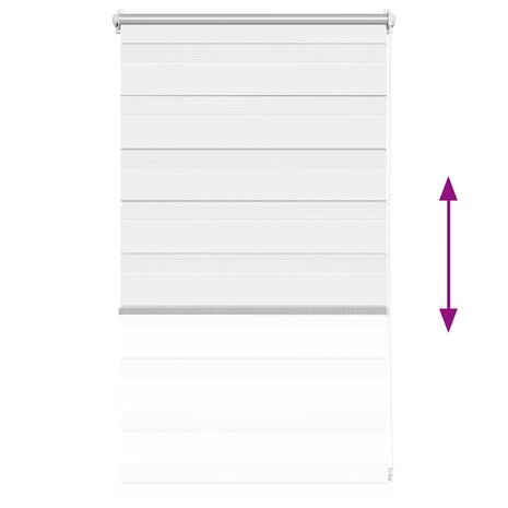 Duo Rolgordijn 50x100 cm stofbreedte 46,7 cm wit 5
