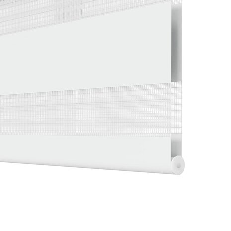 Duo Rolgordijn 50x100 cm stofbreedte 46,7 cm wit 10