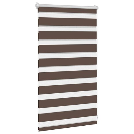 Duo Rolgordijn 50x100 cm stofbreedte 46,7 cm koffiebruin 3