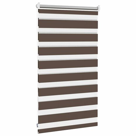 Duo Rolgordijn 50x100 cm stofbreedte 46,7 cm koffiebruin 4