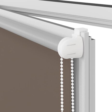 Rolgordijn verduisterend 40x100 cm stofbreedte 40 cm koffiebruin 12
