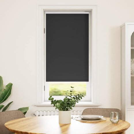 Rolgordijn verduisterend 40x100 cm stofbreedte 40 cm zwart 1