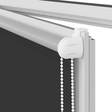 Rolgordijn verduisterend 40x100 cm stofbreedte 40 cm zwart 12