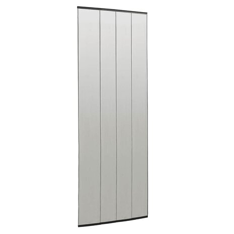 Vliegengordijn 100x220 cm polyester mesh zwart 2