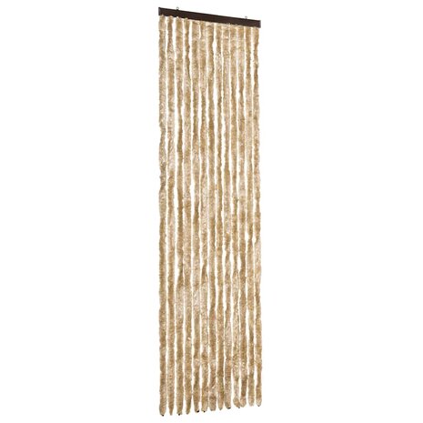 Vliegengordijn 56x185 cm chenille beige 2