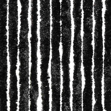 Vliegengordijn 56x185 cm chenille antraciet 6