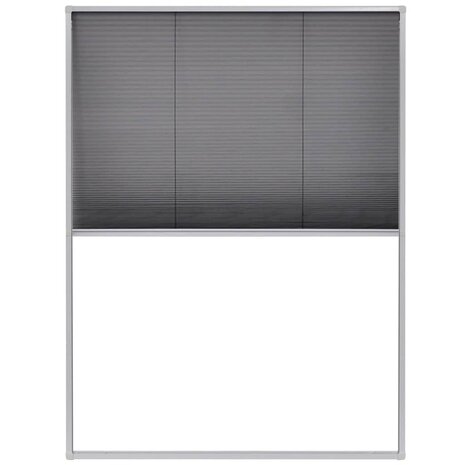 Raamhor pliss&eacute; 60x80 cm aluminium  2