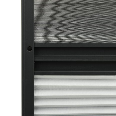 Raamhor pliss&eacute; met verduistering 60x80 cm aluminium 6