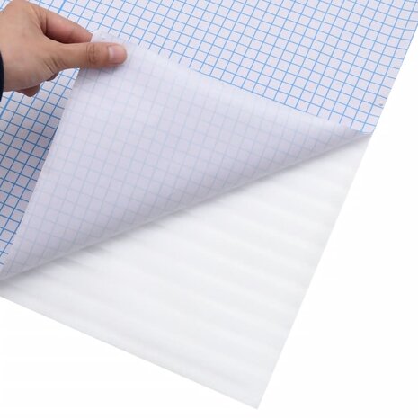 Raamfolie strepenpatroon mat 45x1000 cm PVC 6
